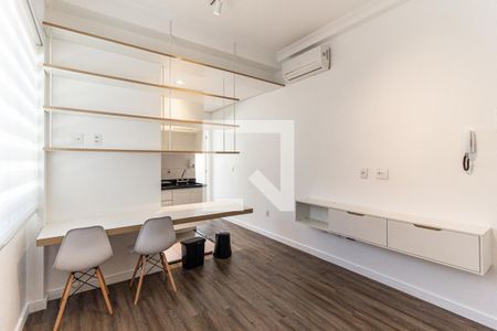 Sala de apartamento para alugar com 1 quarto, 35m² em Santa Cecilia, São Paulo