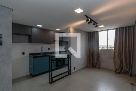 Sala de Estar/Jantar  de apartamento para alugar com 2 quartos, 45m² em Jardim Flamboyant, Paulínia