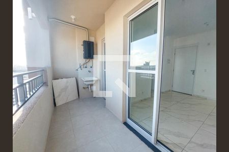Varanda da Sala/Cozinha de apartamento para alugar com 2 quartos, 44m² em Santo Amaro, São Paulo