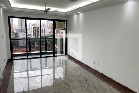 Sala de apartamento para alugar com 2 quartos, 100m² em Marapé, Santos