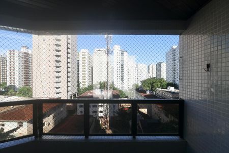 Varanda de apartamento para alugar com 4 quartos, 120m² em Barra Funda, Guarujá