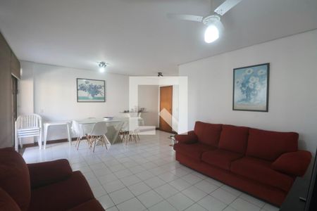 Sala de apartamento para alugar com 4 quartos, 120m² em Barra Funda, Guarujá