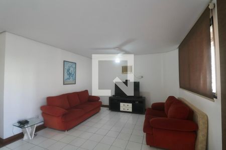 Sala de apartamento para alugar com 4 quartos, 120m² em Barra Funda, Guarujá