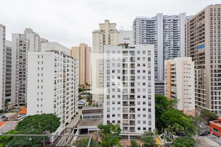 Vista da Sala de apartamento para alugar com 1 quarto, 71m² em Jardim das Acacias, São Paulo