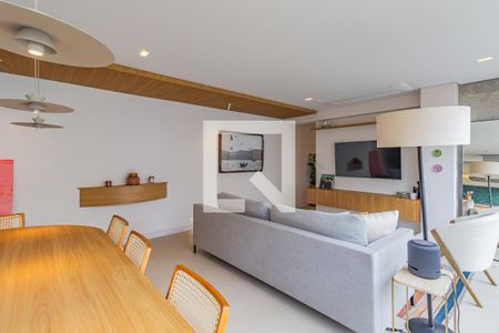 Sala/Cozinha de apartamento para alugar com 1 quarto, 71m² em Jardim das Acacias, São Paulo