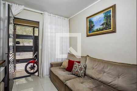 Sala/Cozinha de casa à venda com 3 quartos, 64m² em Parque Erasmo Assunção, Santo André