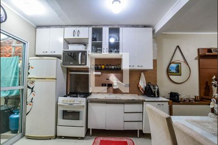 Sala/Cozinha de casa à venda com 3 quartos, 64m² em Parque Erasmo Assunção, Santo André