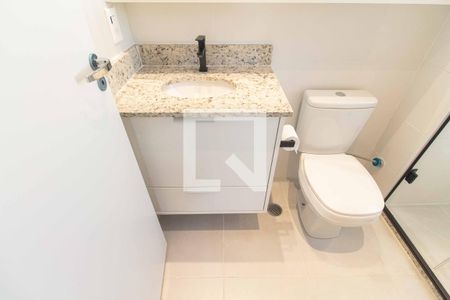 Banheiro da Suíte de apartamento para alugar com 1 quarto, 27m² em Ipiranga, São Paulo