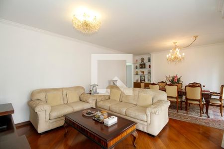 Sala de Estar e Jantar de apartamento à venda com 4 quartos, 160m² em Jardim Paulista, São Paulo