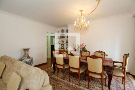 Sala de Estar e Jantar de apartamento à venda com 4 quartos, 160m² em Jardim Paulista, São Paulo