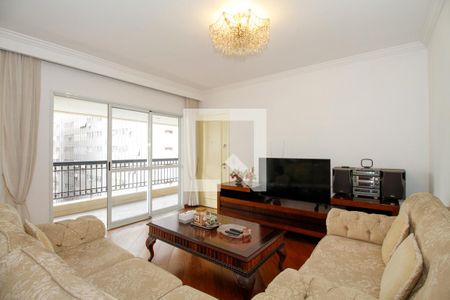 Sala de Estar e Jantar de apartamento à venda com 4 quartos, 160m² em Jardim Paulista, São Paulo