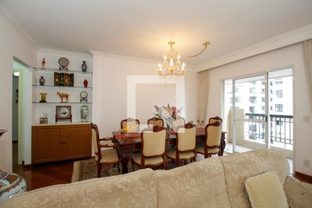 Sala de Estar e Jantar de apartamento à venda com 4 quartos, 160m² em Jardim Paulista, São Paulo