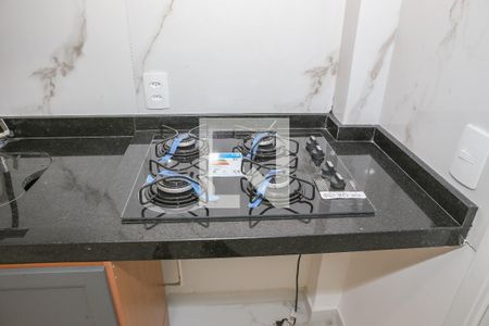 Sala e Cozinha de apartamento para alugar com 1 quarto, 28m² em Várzea da Barra Funda, São Paulo