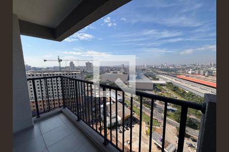 Sacada da Sala/Cozinha de apartamento à venda com 2 quartos, 42m² em Cidade Antônio Estêvão de Carvalho, São Paulo