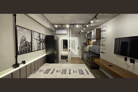 Sala/Quarto de kitnet/studio para alugar com 1 quarto, 25m² em Vila Olímpia, São Paulo