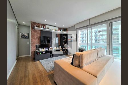 Sala de apartamento para alugar com 2 quartos, 105m² em Indianópolis, São Paulo
