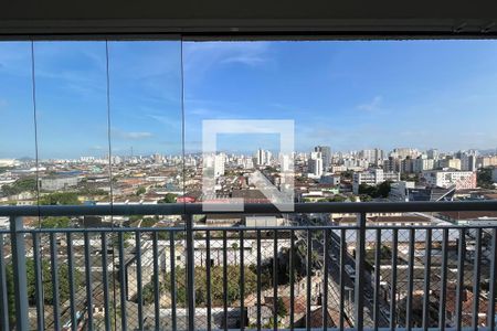 Varanda da Sala de apartamento para alugar com 1 quarto, 49m² em Vila Matias, Santos