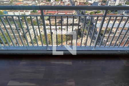 Varanda da Sala de apartamento para alugar com 1 quarto, 49m² em Vila Matias, Santos