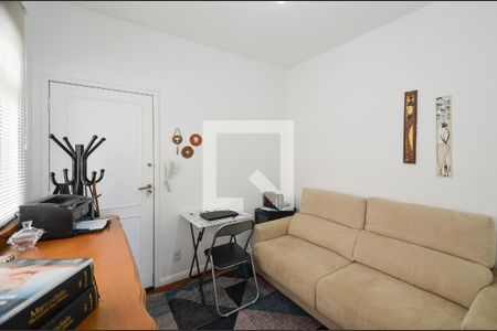 Sala  de apartamento à venda com 1 quarto, 38m² em Santa Tereza, Belo Horizonte