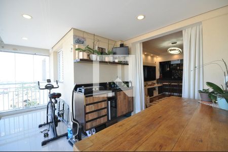 Varanda Gourmet de apartamento à venda com 2 quartos, 73m² em Vila Isolina Mazzei, São Paulo