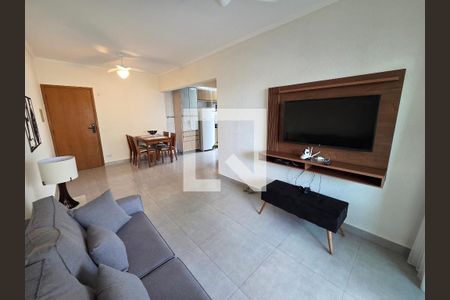 Sala de apartamento para alugar com 1 quarto, 65m² em Vila Tupi, Praia Grande