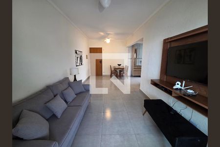 Sala de apartamento para alugar com 1 quarto, 65m² em Vila Tupi, Praia Grande