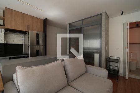 Sala de apartamento para alugar com 1 quarto, 46m² em Bela Vista, São Paulo