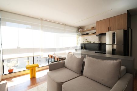 Sala de apartamento para alugar com 1 quarto, 46m² em Bela Vista, São Paulo