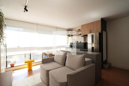 Sala de apartamento para alugar com 1 quarto, 46m² em Bela Vista, São Paulo