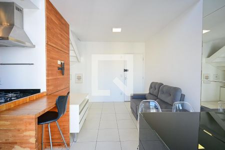 Sala de apartamento para alugar com 1 quarto, 50m² em Vila Andrade, São Paulo