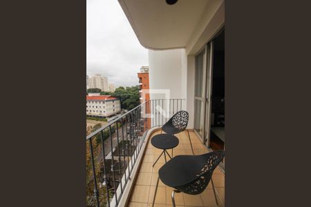 Varanda da Sala de apartamento à venda com 3 quartos, 136m² em Real Parque, São Paulo