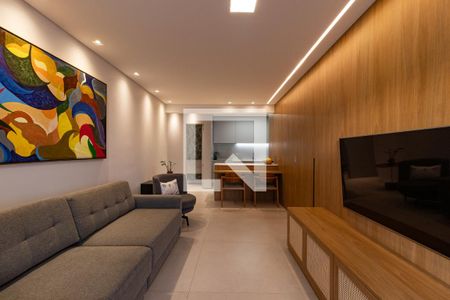 Sala de apartamento para alugar com 3 quartos, 89m² em Barra Funda, São Paulo