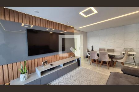 Sala de apartamento à venda com 2 quartos, 90m² em Vila Apiai, Santo André