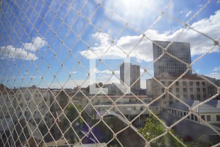 Sala_Vista  de apartamento à venda com 1 quarto, 43m² em Centro Histórico, Porto Alegre