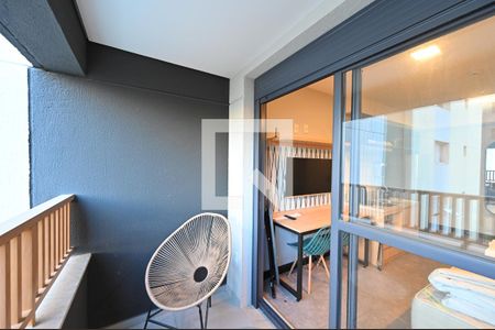 Varanda de kitnet/studio para alugar com 1 quarto, 29m² em Vila Clementino, São Paulo