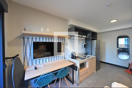 Sala/Quarto de kitnet/studio para alugar com 1 quarto, 29m² em Vila Clementino, São Paulo