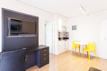 Sala/Cozinha de apartamento para alugar com 1 quarto, 33m² em Moema, São Paulo