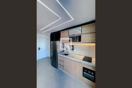 Cozinha de kitnet/studio para alugar com 1 quarto, 29m² em Vila Dom Pedro I, São Paulo