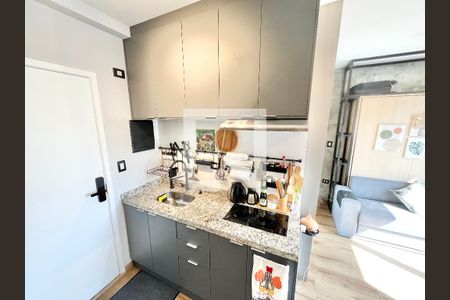 Sala/Quarto/Cozinha de kitnet/studio à venda com 1 quarto, 27m² em Santana, São Paulo