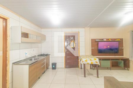 Sala/Cozinha de casa à venda com 2 quartos, 170m² em Guajuviras, Canoas