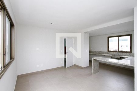 Sala de apartamento à venda com 3 quartos, 82m² em Nova Suíça, Belo Horizonte