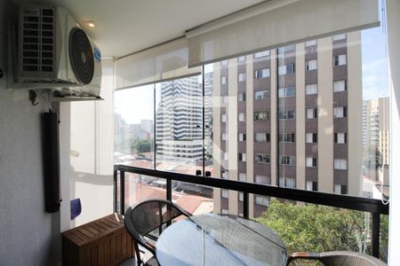 Varanda de apartamento para alugar com 1 quarto, 45m² em Vila Olímpia, São Paulo