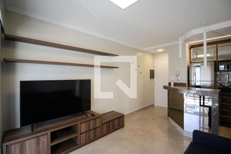 Sala de apartamento para alugar com 1 quarto, 45m² em Vila Olímpia, São Paulo