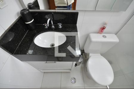 Banheiro do Quarto Suíte de casa de condomínio à venda com 2 quartos, 63m² em Vila Albertina, São Paulo