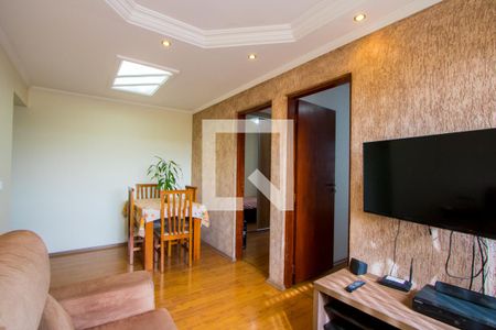 Sala de apartamento para alugar com 2 quartos, 52m² em Jardim Santo André Cdhu, Santo André