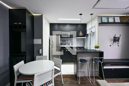 Sala de apartamento para alugar com 2 quartos, 44m² em Vila Andrade, São Paulo
