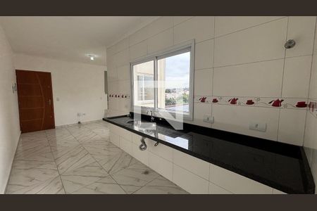 Sala - Cozinha de apartamento para alugar com 2 quartos, 100m² em Vila Clarice, Santo André