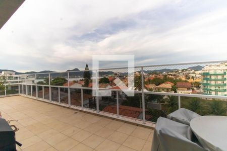 Vista da Sala de apartamento à venda com 3 quartos, 202m² em Piratininga, Niterói