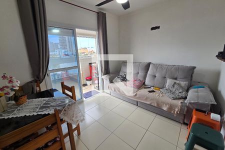 Sala de apartamento para alugar com 2 quartos, 77m² em Vila Caiçara, Praia Grande