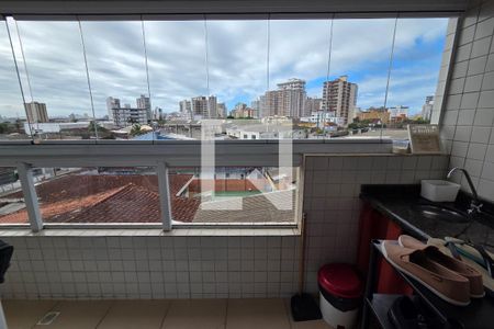 Varanda de apartamento para alugar com 2 quartos, 77m² em Vila Caiçara, Praia Grande